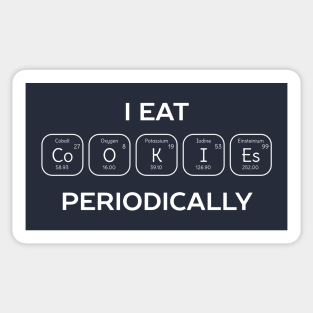 Cookie Eater Science Humor T-Shirt Sticker